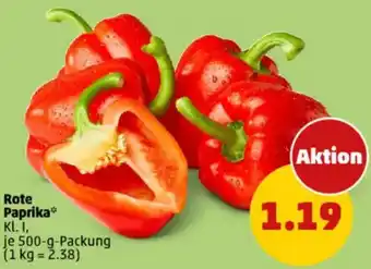 PENNY Rote Paprika Angebot