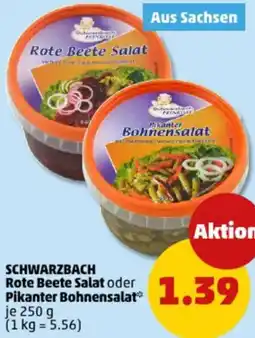 PENNY SCHWARZBACH Rote Beete Salat oder Pikanter Bohnensalat Angebot