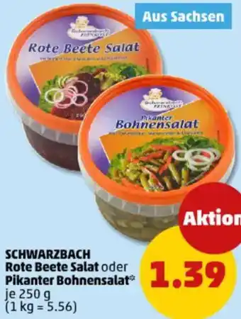 PENNY SCHWARZBACH Rote Beete Salat oder Pikanter Bohnensalat Angebot