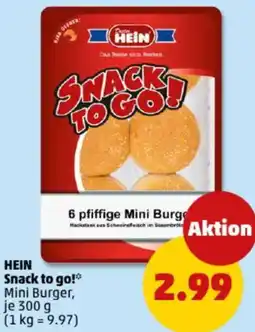 PENNY HEIN Snack to go! Angebot