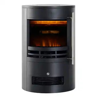 Netto Marken-Discount HOMCOM Elektrokamin Eisen, Kunststoff, gehärtetes Glas Angebot