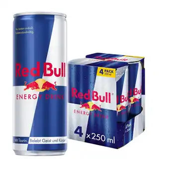 Netto Marken-Discount Red Bull Energy Drink 0,25 Liter Dose, 4er Pack - Inhalt: 3 Flaschen Angebot