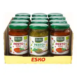 Netto Marken-Discount BioBio Pesto Mix 190 g, verschiedene Sorten, 12er Pack Angebot