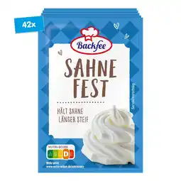 Netto Marken-Discount Backfee Sahnefest für 5 x 250 ml Flüssigkeit, 42er Pack Angebot