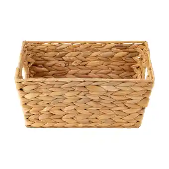 Netto Marken-Discount ECHTWERK Aufbewahrungskorb aus Wasserhyazinthe, 35 x 25 x 16 cm Angebot