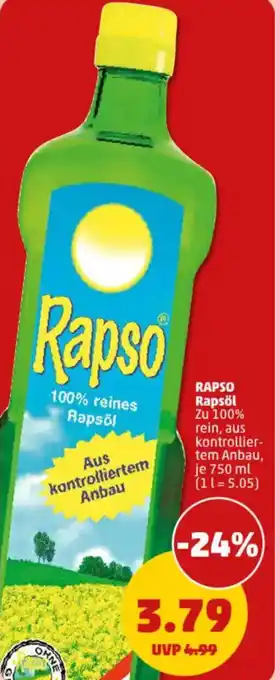 PENNY RAPSO Rapsöl Angebot