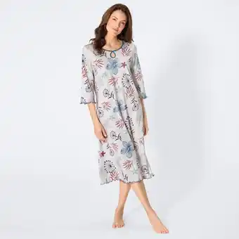 NKD Damen-Nachthemd mit Blumen-Muster Angebot