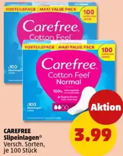 PENNY CAREFREE Slipeinlagen Angebot