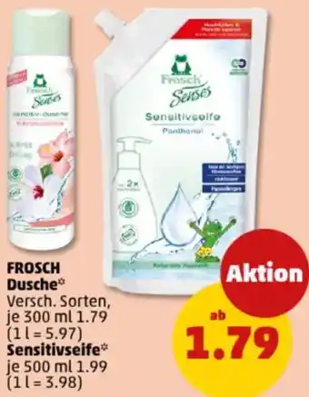PENNY FROSCH Dusche oder Sensitivseife Angebot