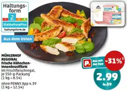 PENNY MÜHLENHOF REGIONAL Frische Hähnchen Innenbrustfilets Angebot