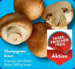 Aldi Süd Champignons braun Angebot