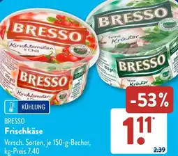 Aldi Süd BRESSO Frischkäse Angebot