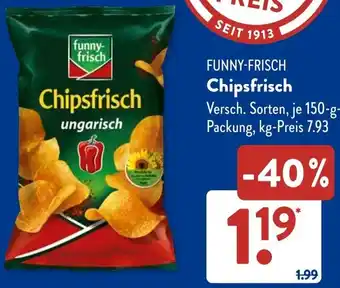 Aldi Süd FUNNY-FRISCH Chipsfrisch Angebot