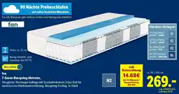 Lidl fan 7-Zonen-Boxspring-Matratze Angebot