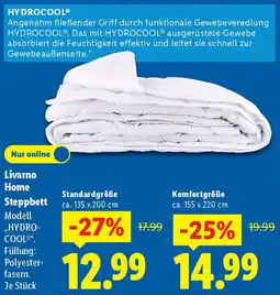 Lidl Livarno Home Steppbett Angebot