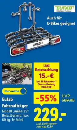 Lidl Eufab Fahrradträger Angebot