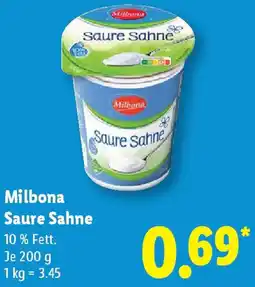 Lidl Milbona Saure Sahne Angebot