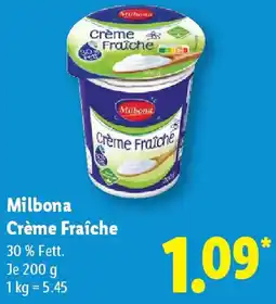 Lidl Milbona Crème Fraîche Angebot