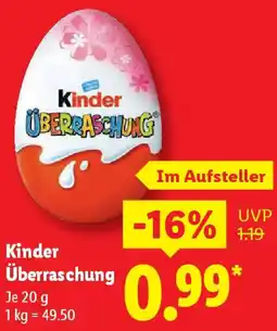 Lidl Kinder Überraschung Angebot