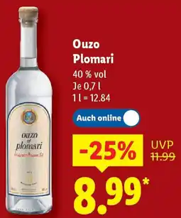 Lidl Ouzo Plomari Angebot