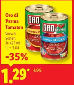 Lidl Oro di Parma Tomaten Angebot