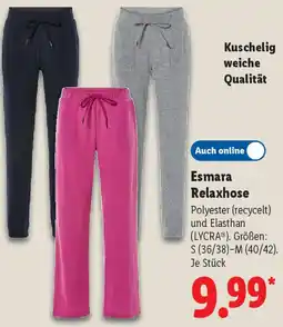 Lidl Esmara Relaxhose Angebot
