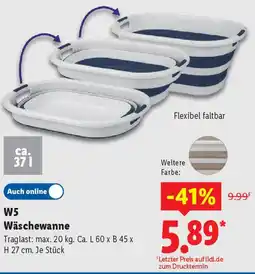 Lidl W5 Wäschewanne Angebot