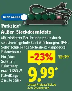 Lidl Parkside Außen-Steckdosenleiste Angebot