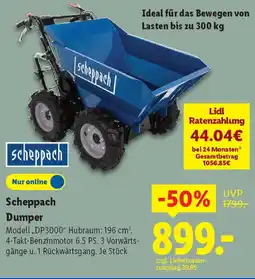 Lidl Scheppach Dumper Angebot