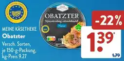 Aldi Süd MEINE KÄSETHEKE Obatzter Angebot