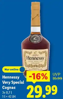 Lidl Hennessy Very Special Cognac Angebot