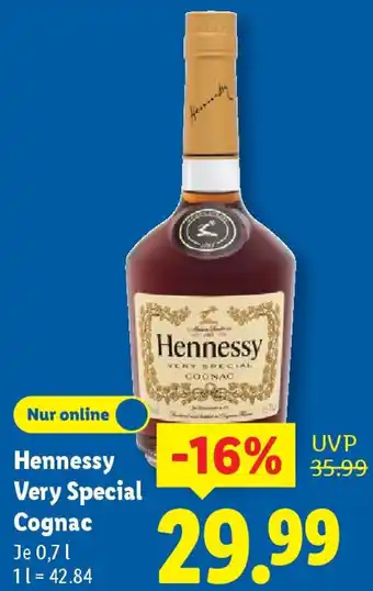 Lidl Hennessy Very Special Cognac Angebot