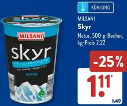 Aldi Süd MILSANI Skyr Angebot