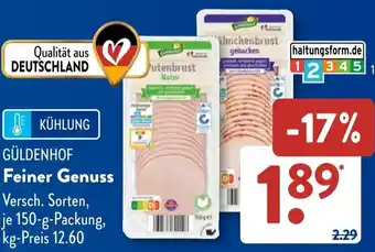 Aldi Süd GÜLDENHOF Feiner Genuss Angebot