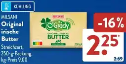 Aldi Süd MILSANI Original irische Butter Angebot