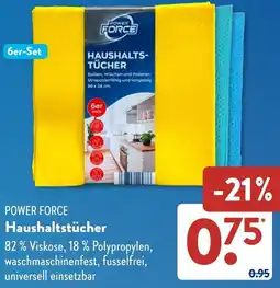Aldi Süd POWER FORCE Haushaltstücher Angebot