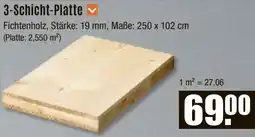 V Baumarkt 3-Schicht-Platte Angebot