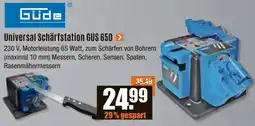 V Baumarkt Güde Universal Schärfstation GUS 650 Angebot