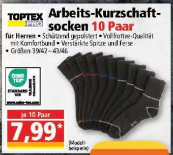 Norma Arbeits-Kurzschaftsocken 10 Paar Angebot