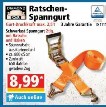 Norma Ratschen-Spanngurt Angebot