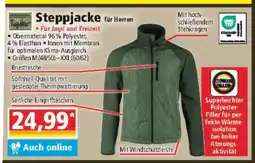 Norma Steppjacke für Herren Angebot
