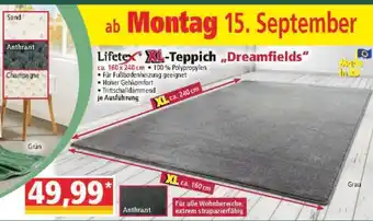 Norma Lifetex XL-Teppich „Dreamfields“ Angebot