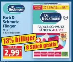 Norma Dr. Beckmann Farb & Schmutz Fänger Angebot