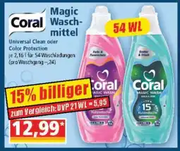 Norma Coral Magic Waschmittel Angebot