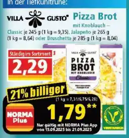Norma Pizza Brot Angebot