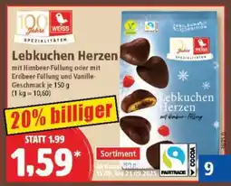 Norma Lebkuchen- Herzen Angebot
