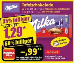 Norma Tafelschokolade Angebot