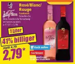 Norma Le Filou Rosé/Blanc/Rouge Angebot
