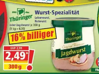 Norma Thüringer Wurst-Spezialität Angebot