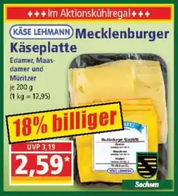 Norma Mecklenburger Käseplatte Angebot
